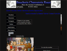 Tablet Screenshot of boucherie-rossi.net
